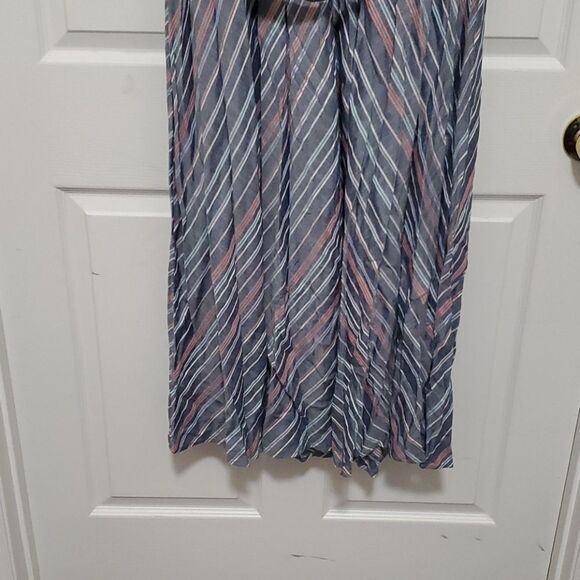 Sandra Darren Striped rayon maxi dress - Picture 3 of 9